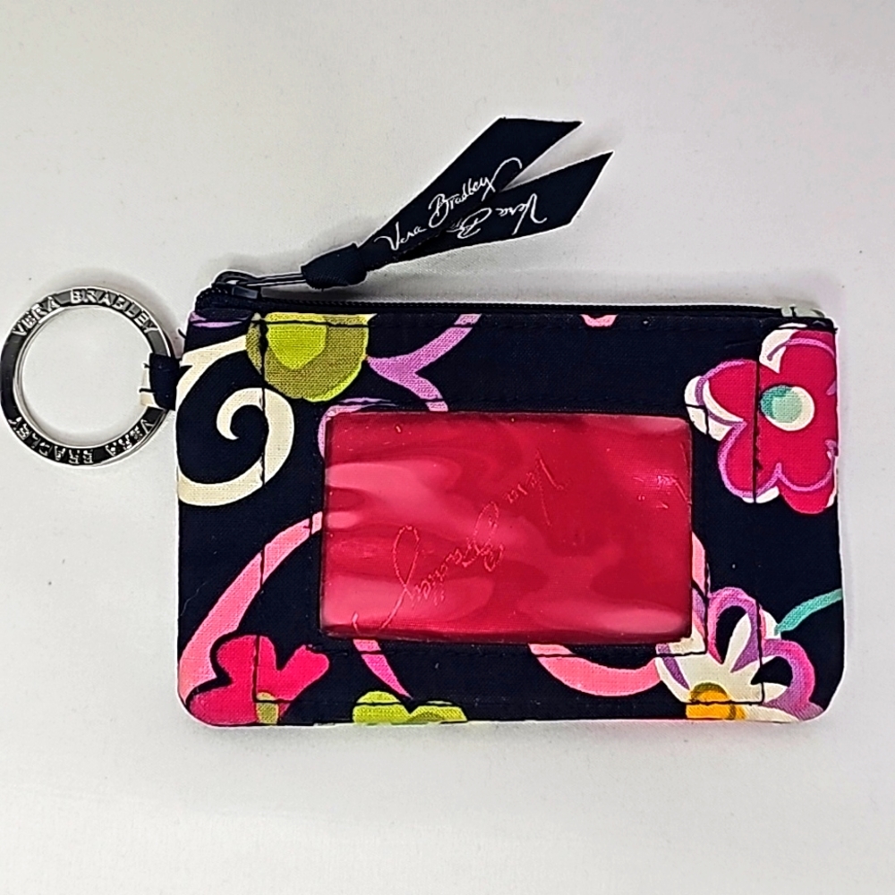 VERA BRADLEY ▪︎ ZIP ID CASE ▪︎ RIBBONS